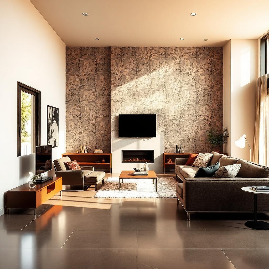 Wallpaper feature wall